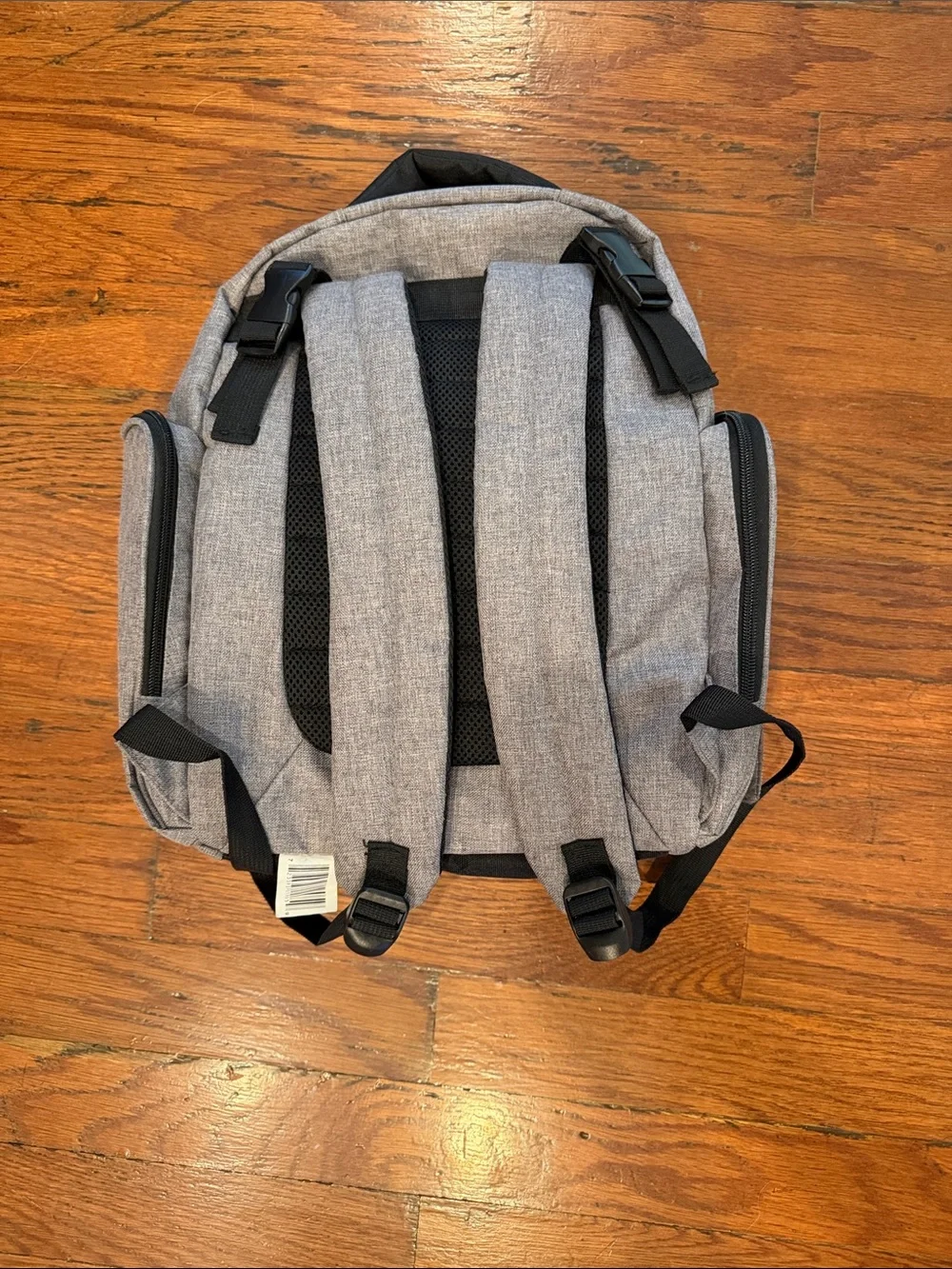 Eddie Bauer Gray and Black Men’s Daypack with Multiple Zipper Pockets
